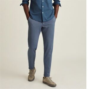 Bonobos The All Week Flex Pant, Color Heather Steel Blue, Size medium long